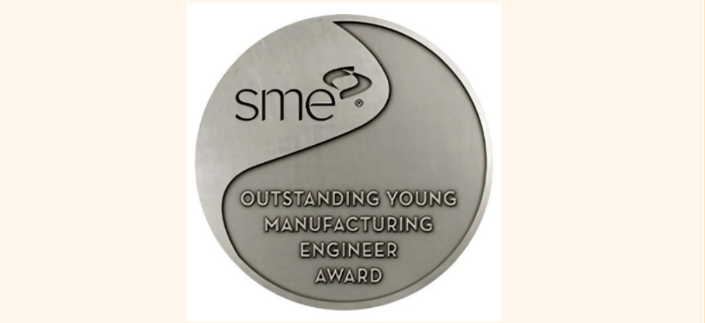 喜报丨我实验室王柏村老师荣获美国SME杰出青年制造工程师奖